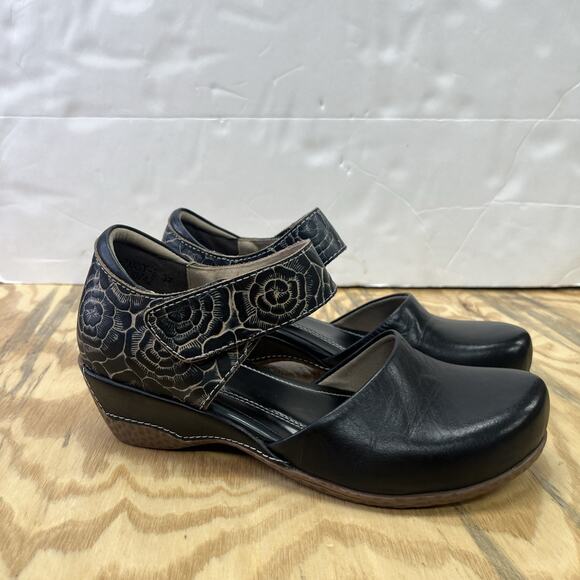 L’Artiste Spring Step Womens Gloss Pansy Mary Jane Shoes Black EU 37 US 6.5 - Picture 1 of 12